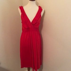 Loft red/coral sundress. Size Large. NWT